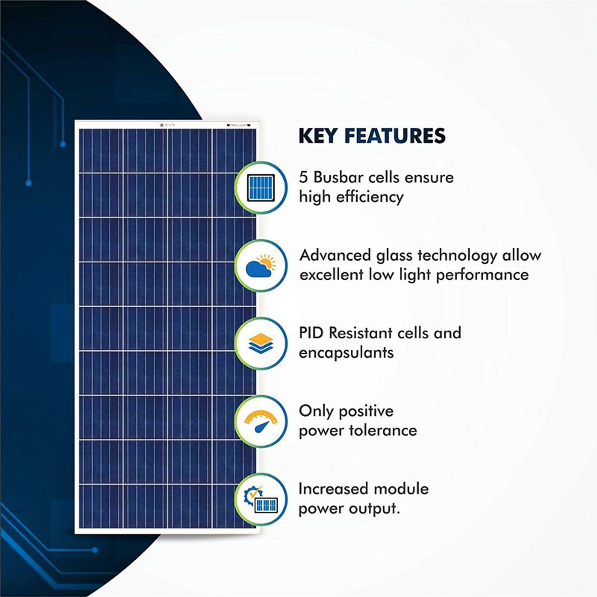 Solar Universe India 150 W Polycrystalline Solar Panel