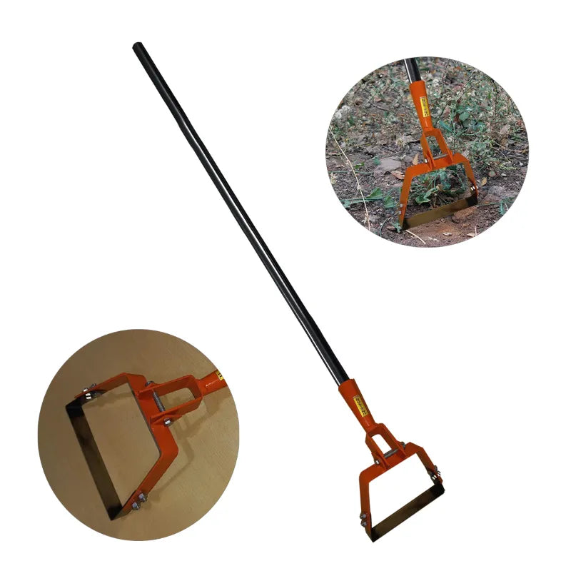 Heavy Duty 13 x 17 cm Manual Draw Hoe with 46 inch Handle(Pack-1 Pc)