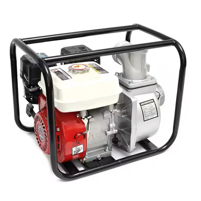 Heavy Duty 4-stroke 6.5 HP 3 inch Petrol Operated Water Pump | Suitable for Irrigation Purposes